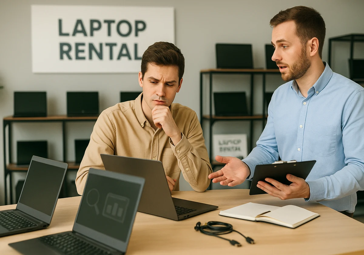 laptop hire checklist